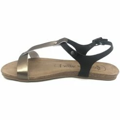 Amoa sandales SANARY Noir/Aciero -Amoa Soldes Magasin 15676114 500 C