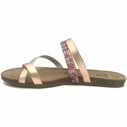 Amoa sandales LORGUES Rose/Glit -Amoa Soldes Magasin 15676117 500 C