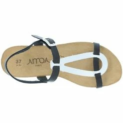 Amoa Sandales LOCHES GLITTER à boucles -Amoa Soldes Magasin 17498630 500 E