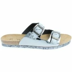 Amoa Sandales BORGOGNA GLITTER à enfiler