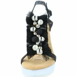 Amoa Sandales MARGUERITES à boucles -Amoa Soldes Magasin 18122984 500 D