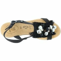 Amoa Sandales MARGUERITES à boucles -Amoa Soldes Magasin 18122984 500 E