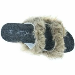 Amoa Chaussons Interieur BORGOGNA à enfiler -Amoa Soldes Magasin 19049135 500 E